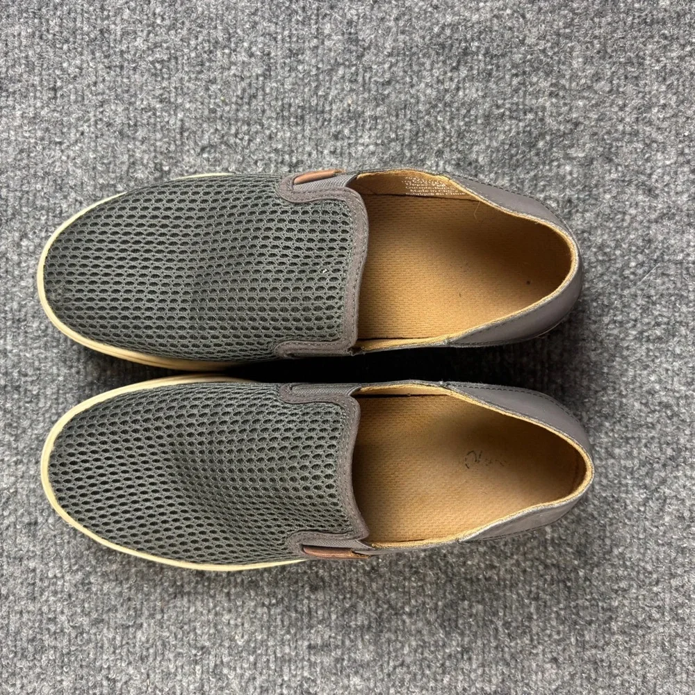 OLUKAI Women’s Grey Mesh Pehuea Slip On Loafers Sneakers size: 7.5 - Picture 2 of 12